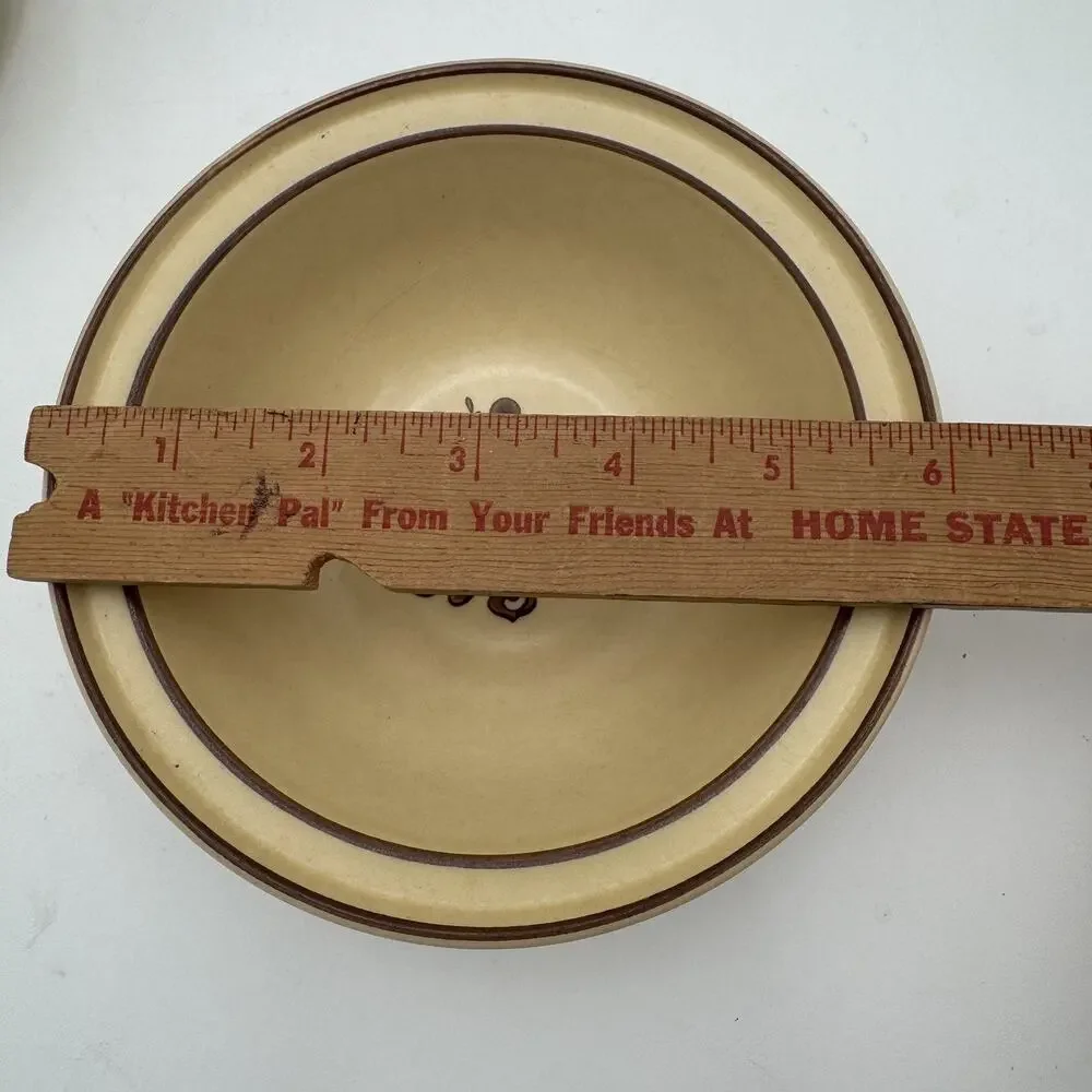 Vintage Cereal Bowl in Village Pattern Dinnerware by Pfaltzgraff
